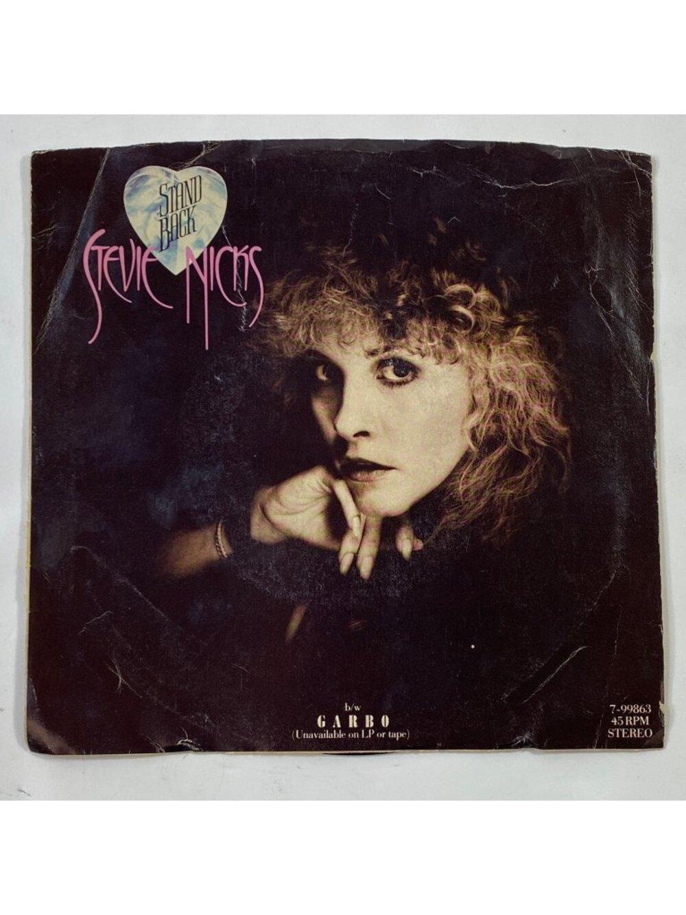 Vintage Modern Records 45 RPM Vinyl Single Stevie Nicks "Stand Back" / "Garbo"